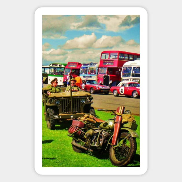 Retro vintage vehicles Sticker by rgrayling